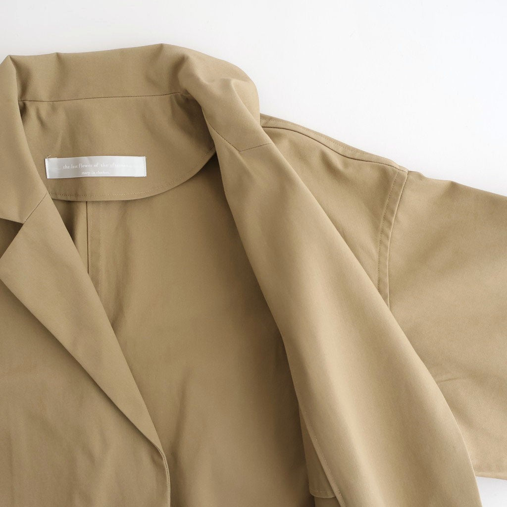 ⼀握の⾔葉 Oversized coat #beige [TLF-226-CO002-Reht]