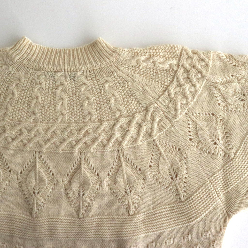 Sankayo cable knit P/O #Ivory [242805]