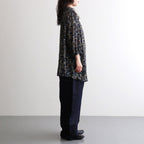 LIBERTY FABRICS ETERNAL COLLECTION Flared blouse #Reflections [TLF-226-SH003-lpl]