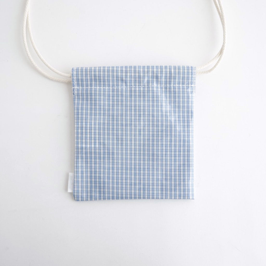 巾着POCHETTE #CHECK LT-BLUE [TMB-2586H]