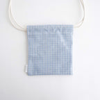 巾着POCHETTE #CHECK LT-BLUE [TMB-2586H]