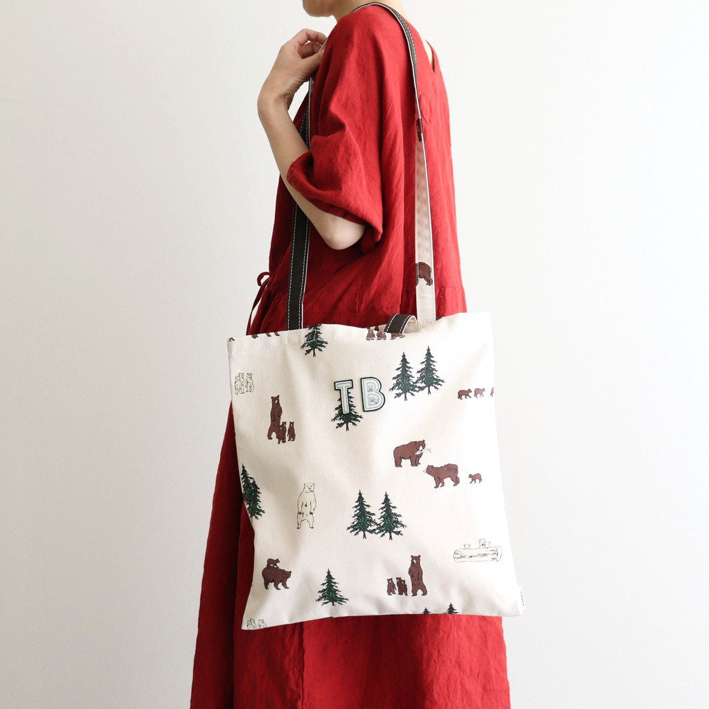 3HANDLE TOTE BEAR #BEAR+WAPPEN/CHOCO [TMB-21040A]