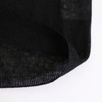 Fesca Linen Knit No Collared #Black [A232251TK766]