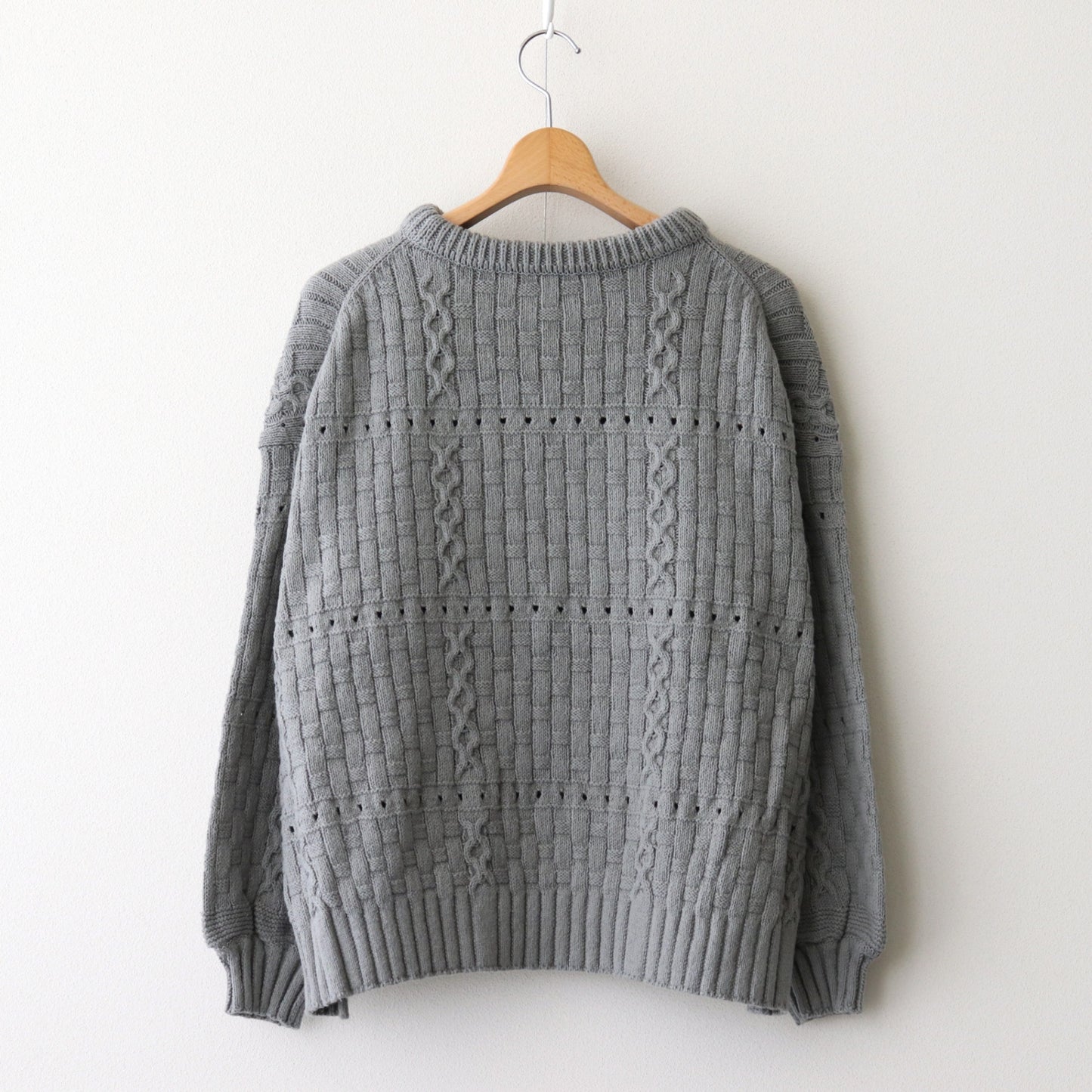 Recycled-Cotton Jumper #Grey [oni060]