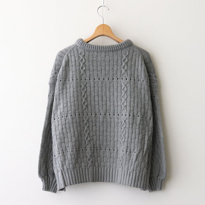 Recycled-Cotton Jumper #Grey [oni060]