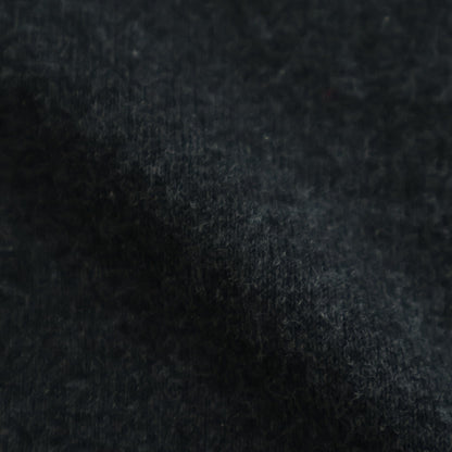 14GG 2PLY PLAIN STITCH COTTON/WOOL/CASHMERE TURTLE NECK PULLOVER #9800 CHARCOAL [GNSL24541]