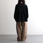 記憶の庭 Stand collar blouse #Black [26F-SH046-RP]