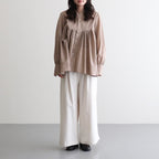 Fragment of Silence 高領襯衫 #米色 [TLF-126-sh003-la]