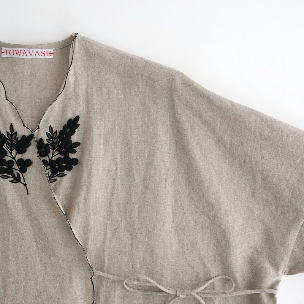 Bonvoyage Cachecoeur Blouse #beige [31-0017S]