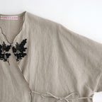 Bonvoyage Cachecoeur Blouse #beige [31-0017S]