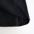冬の肖像 Funnel neck over blouse #black [TLF-126-sh007-cst]