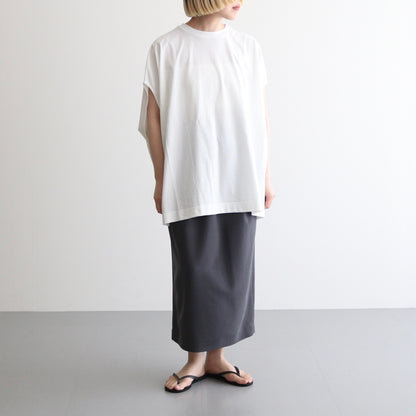 Cowl sleeve top #White [TLF-225-cs003-ocj]