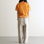 Kafusho Polo Knit #Orange [261808]