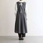 woolly like stitch dress #gray [1559-003]