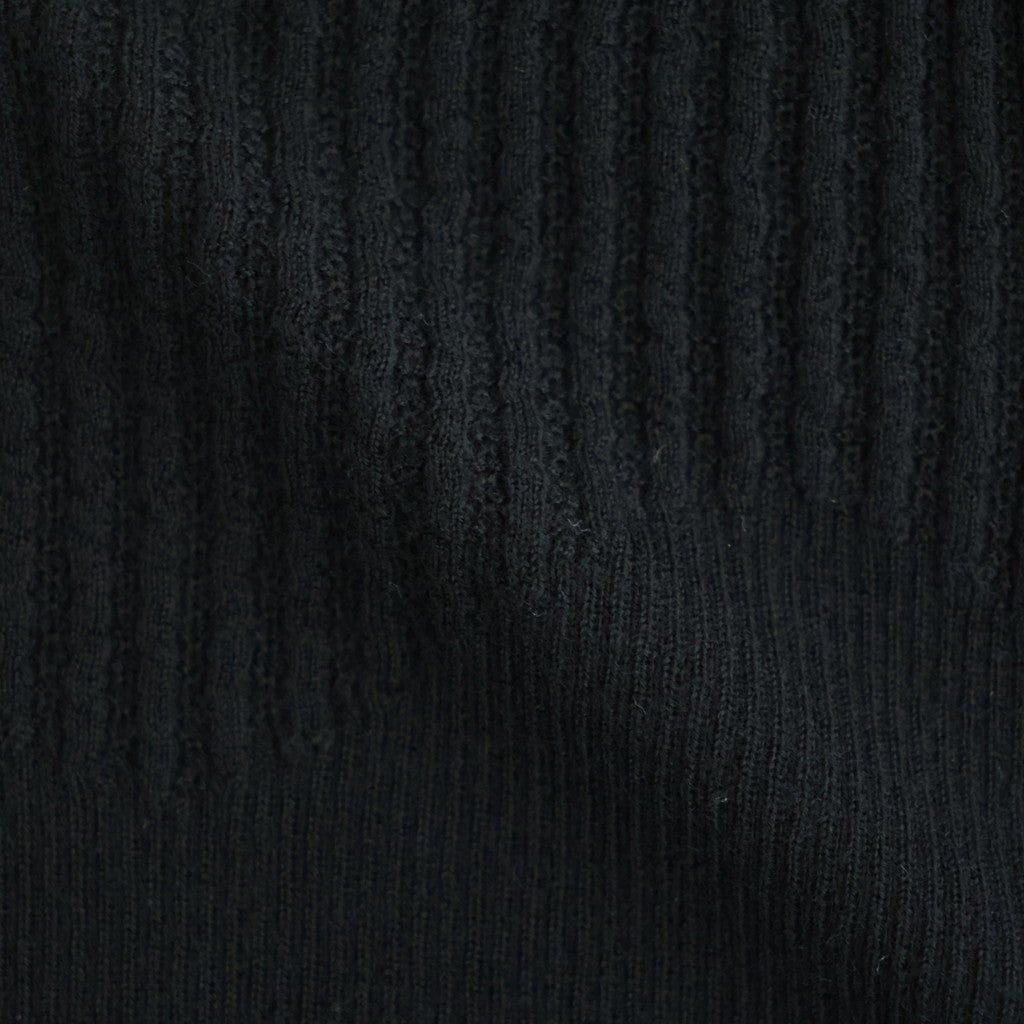 存在すること：ニットプルオーバー #black [13253-12107]