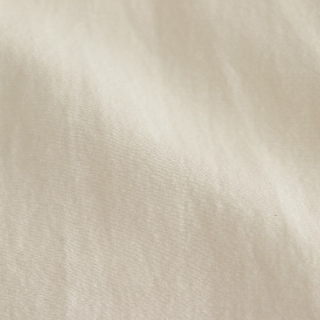 G.D COTTON SILK STAND COLLAR LONG SHIRT #Ivory [no.7366]