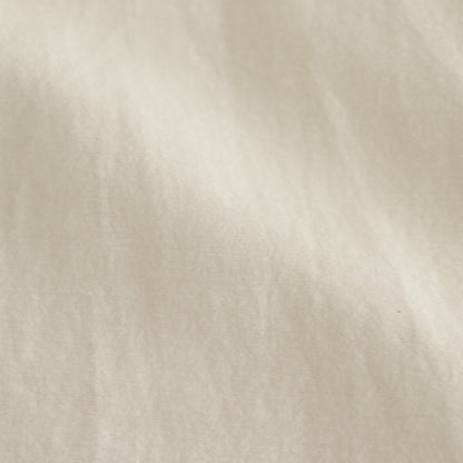 G.D COTTON SILK STAND COLLAR LONG SHIRT #Ivory [no.7366]