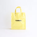 PAPER TOTE SMALL #GINGHAM YELLOW [TMB-2286H]