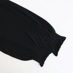 存在すること：Gathered sleeves sweater #black [13243-13109]