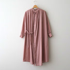 静寂の欠片 Back open garher dress #Smoky Pink [TLF-126-op001-la]
