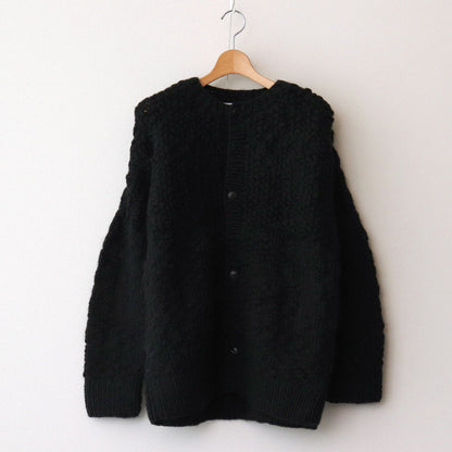 Knitted cardigan #black [TLF-125-kn003-hk]