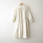 乾いた庭：レースカラーワンピース #powder pink [13261-05111]