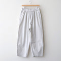 COTTON/LINEN DYED WEATHER 2TUCK TAPERED EASY PANTS #9200 LT.GREY [GNMDS2501CLW]