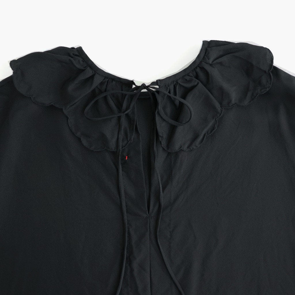 Volant blouse #black [32-0014A]