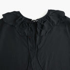 Volant blouse #black [32-0014A]