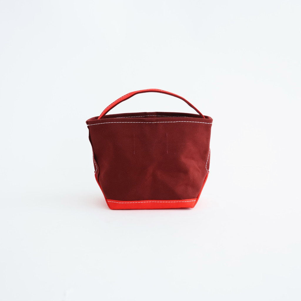 CUBE TOTE SMALL #BURGUNDY/RED [TMB-2683N]