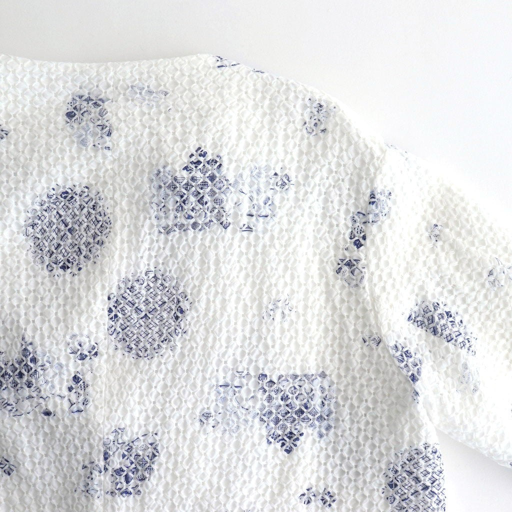 TRELLIS C.S BOLERO JACKET #London Blue Willow [no.7443]