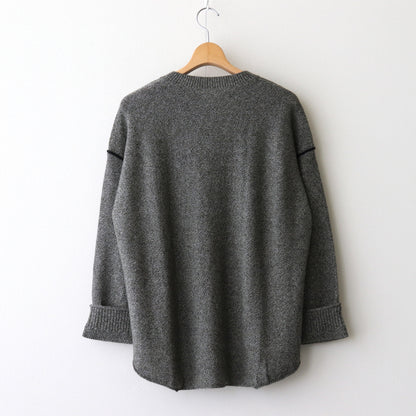 Cotton-Wool Jumper #Black Mix [oni057]