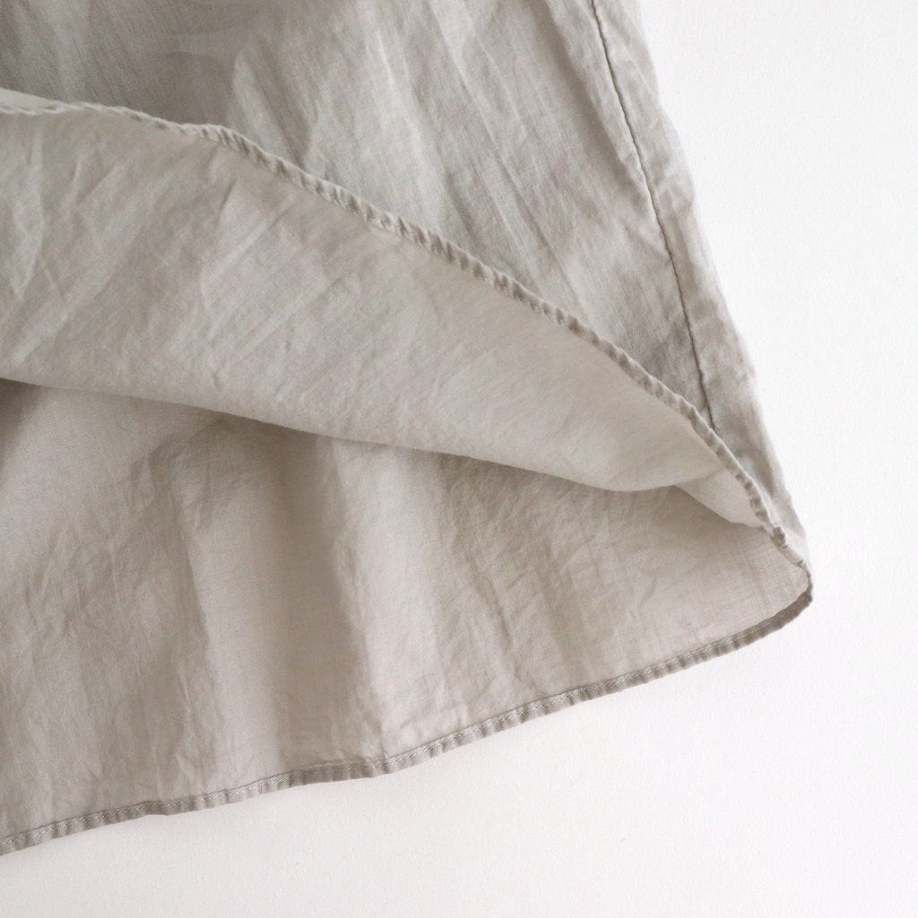 GARMENT DYE LAWN GATHER SMOCK #Gray [no.7520]