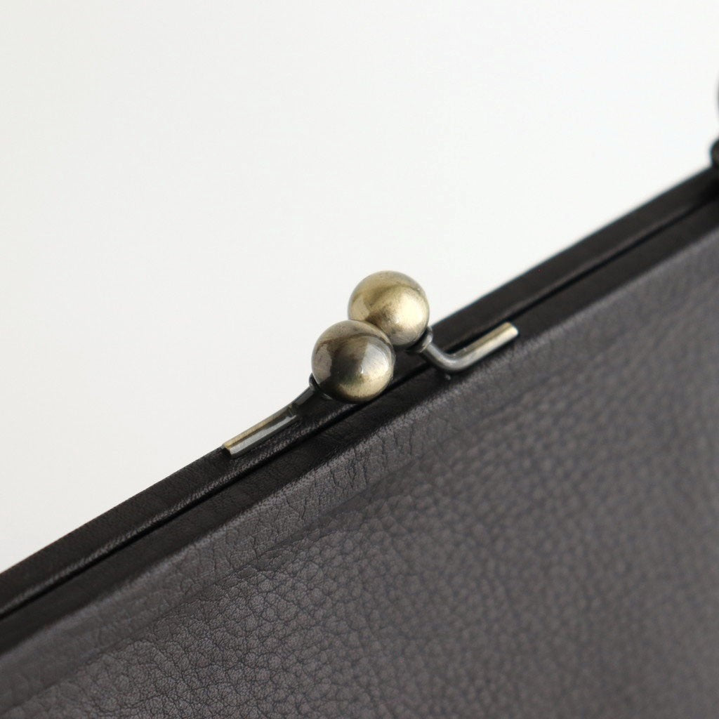 plain gama hand bag-square #black