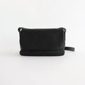 plain shoulder bag #black