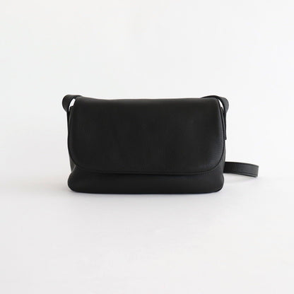 plain shoulder bag #black