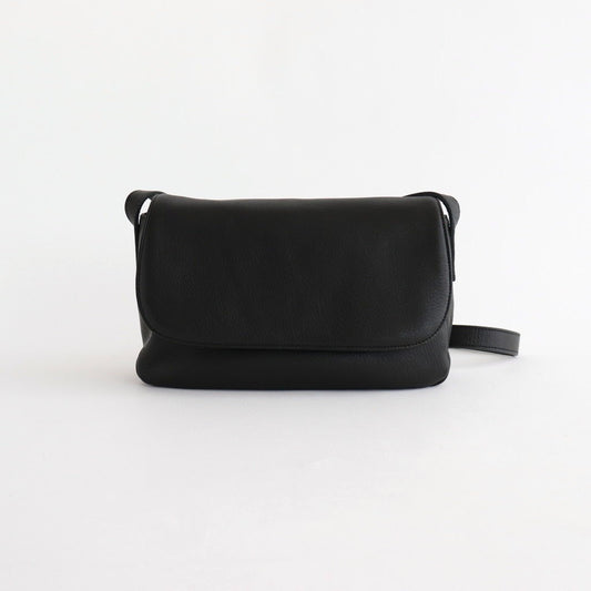 plain shoulder bag #black