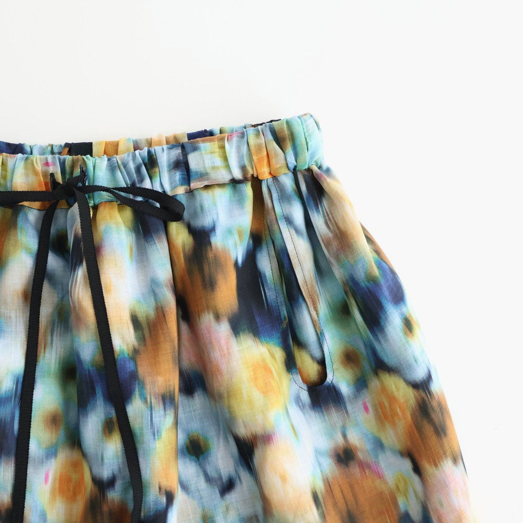 LIBERTY FABRICS ETERNAL COLLECTION Elastic waist wrap pants #Hazy Days [TLF-226-PT005-lpl]