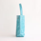 BAGUETTE TOTE MINI #GINGHAM TEAL [TMB-2381H]