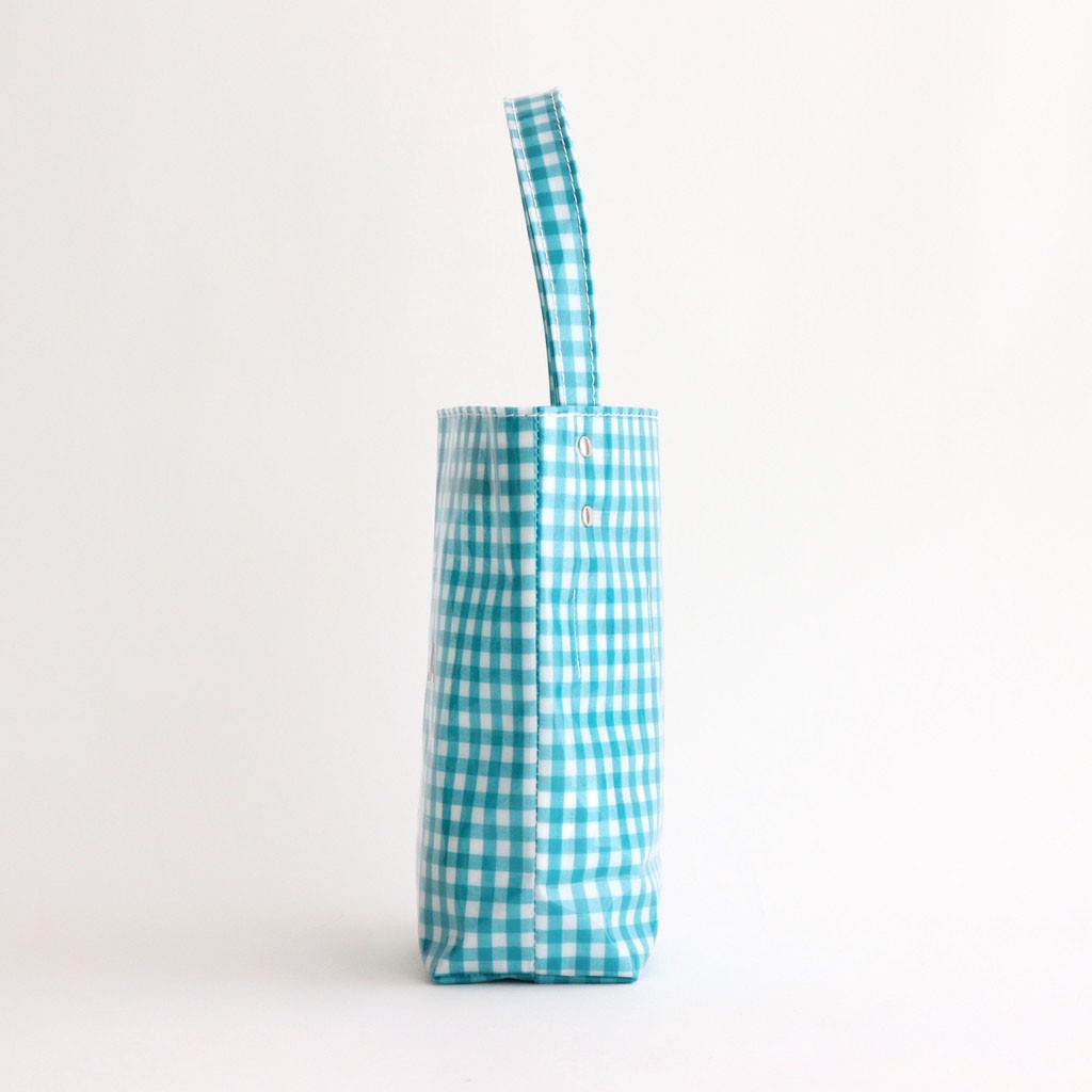 BAGUETTE TOTE MINI #GINGHAM TEAL [TMB-2381H]