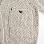 Loop-boucle pocket Cardigan #Beige [Oni065]