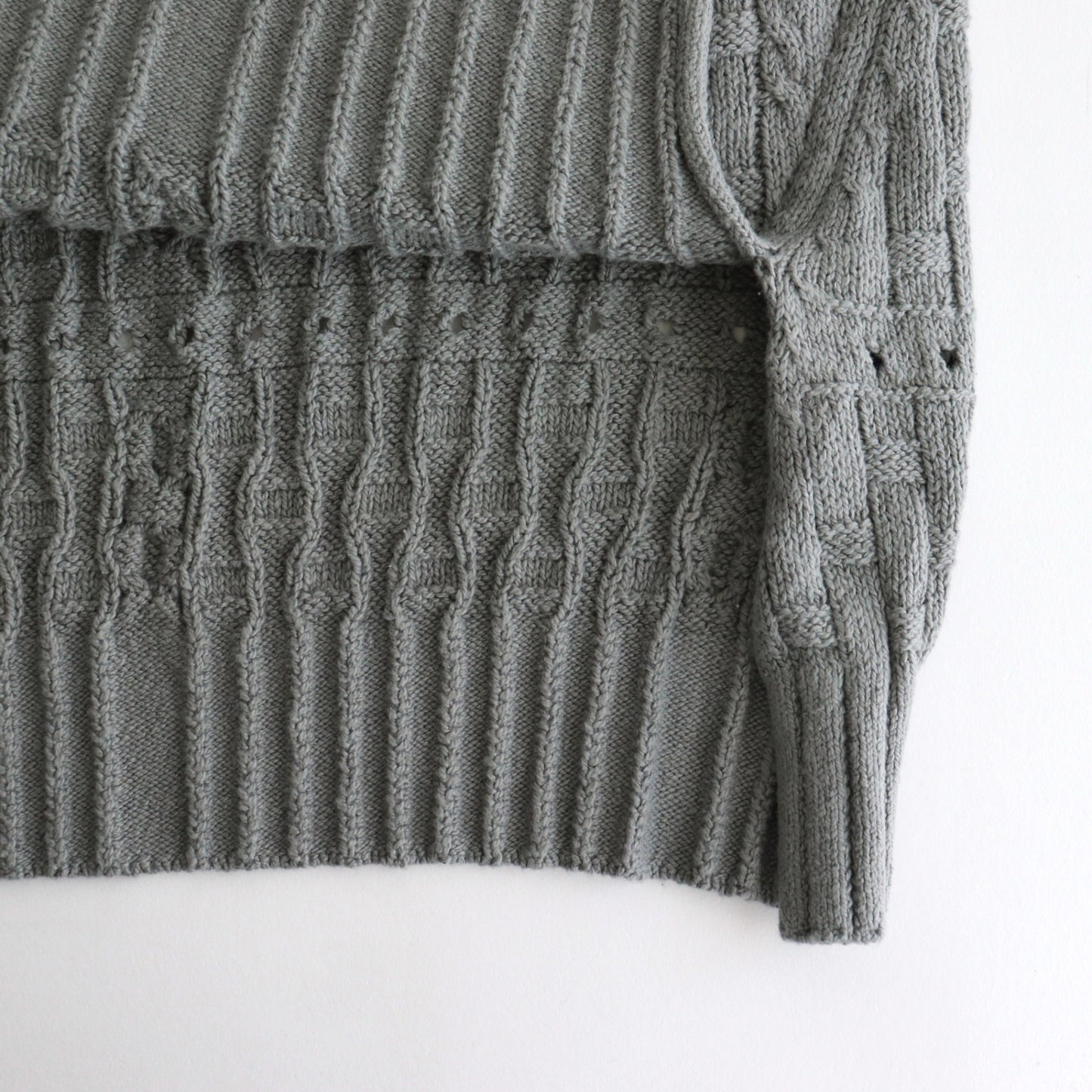 Recycled-Cotton Jumper #Grey [oni060]