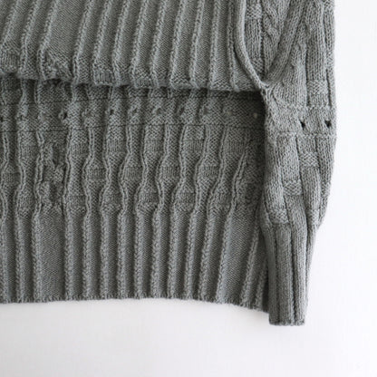 Recycled-Cotton Jumper #Grey [oni060]