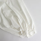 指間の光 Flared blouse #white [TLF-125-sh003-vcg]