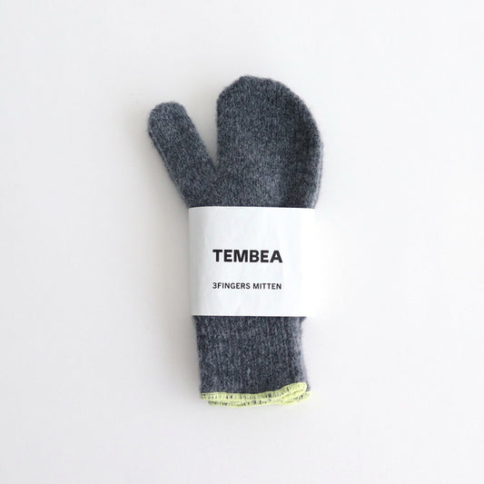 3FINGERS MITTEN #MID-GREY/LEMON [TMB-GNT3]