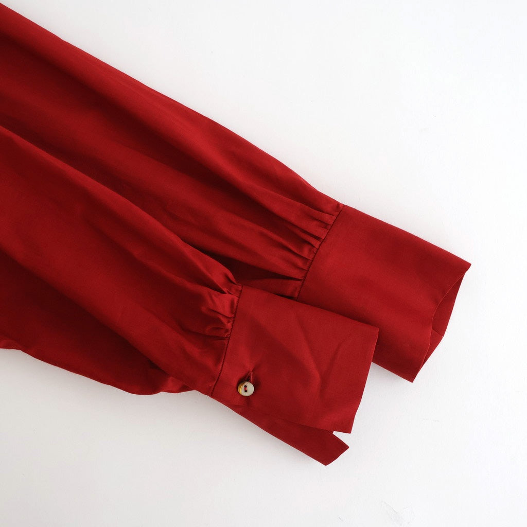 静寂の欠片 Funnel neck shirt #Agate red [TLF-126-sh003-la]