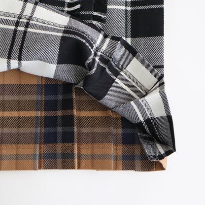 【 O'NEIL OF DUBLIN × UNFIL 】worsted wool asymmetry kilt skirt #mulch A [WVFL-UW134]