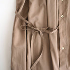 静寂の欠片 Back open garher dress #beige [TLF-126-op001-la]