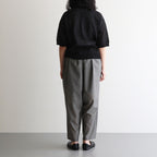 輝かしい影 Elastic waist wrap pants #Gray [TLF-225-pa004-em]