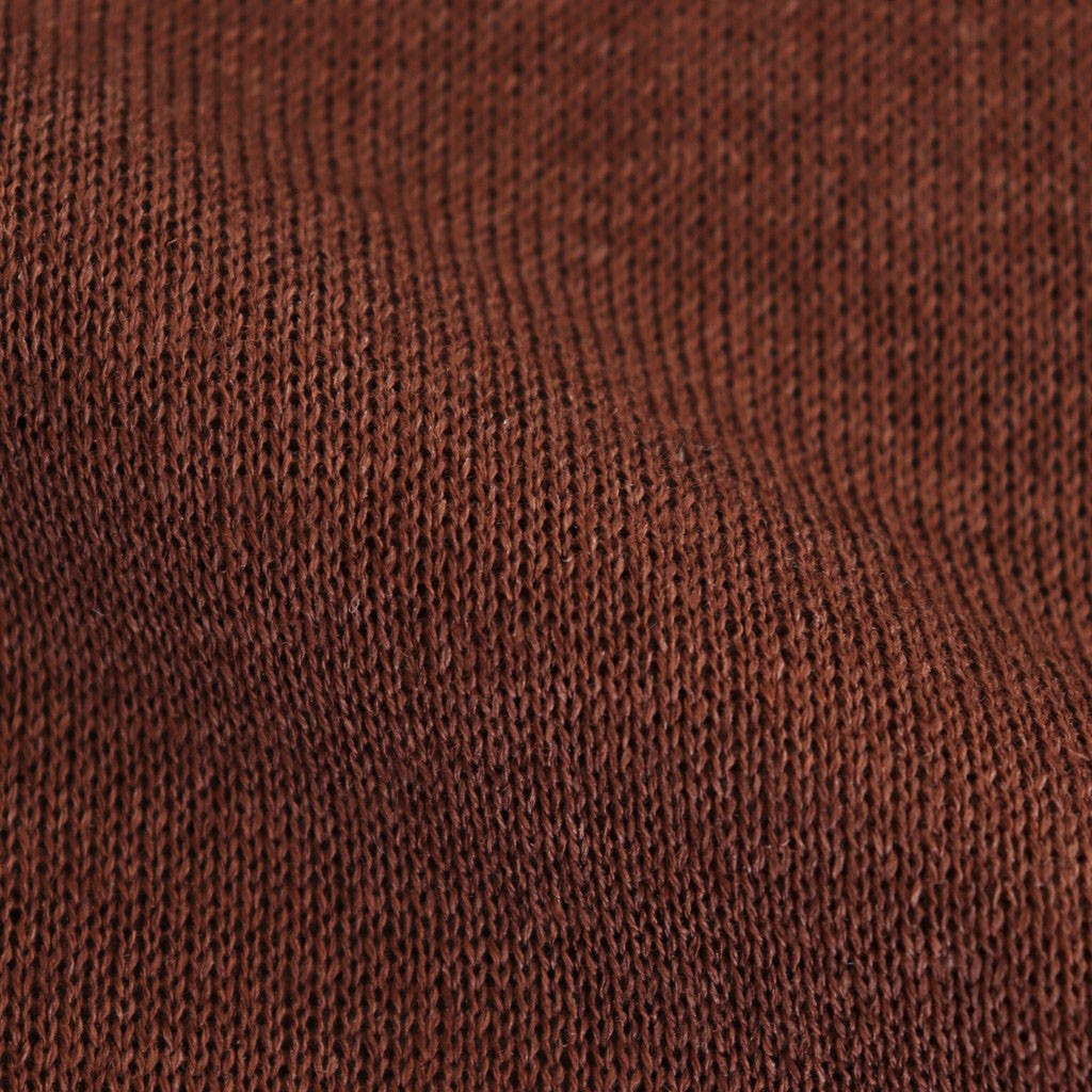 Jenner Linen Knit Crew #D.brown [A232251TK765]